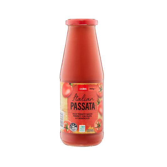 Coles Passata Italian 700g