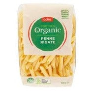 Coles Pasta Organic Penne Rigate 500g