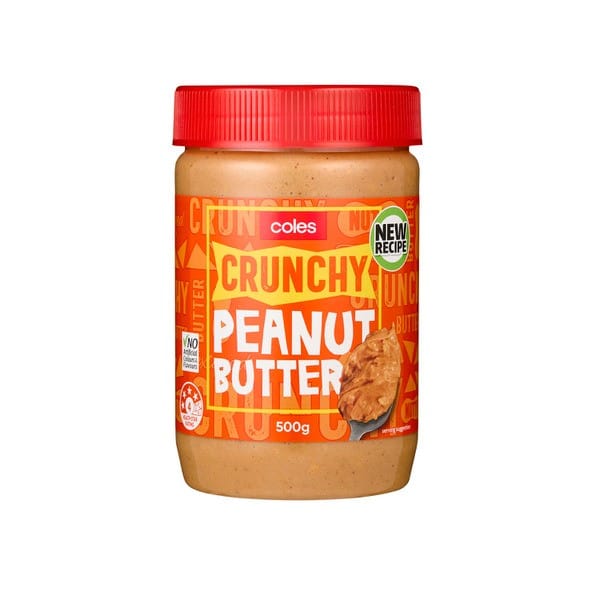 Coles Peanut Butter Crunchy 500g