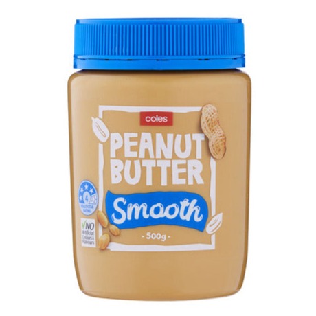 Coles Peanut Butter Smooth 500g