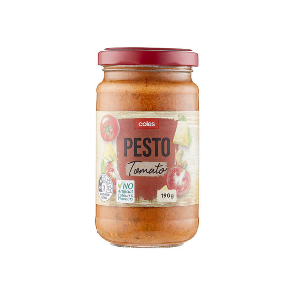 Coles Pesto Tomato 190g