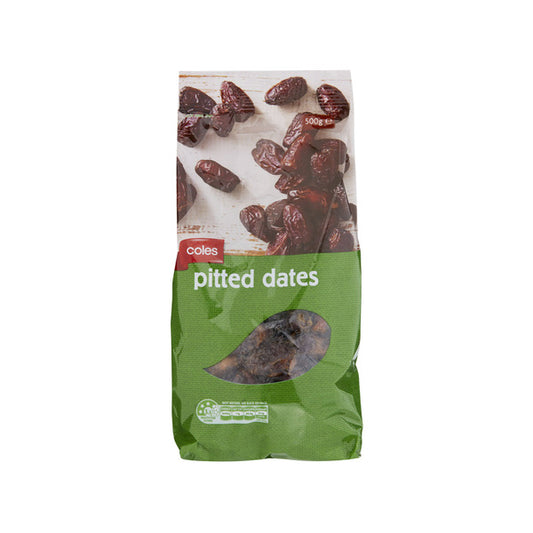 Coles Pitted Dates 500g