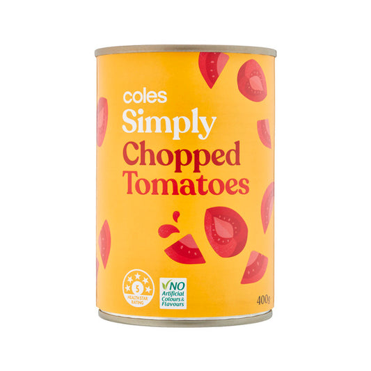 Coles Tomatoes Simply Chopped 400g