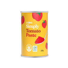 Coles Tomato Paste Simply 170g