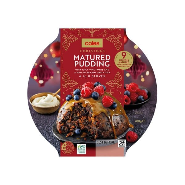 Coles Pudding Matured 700g