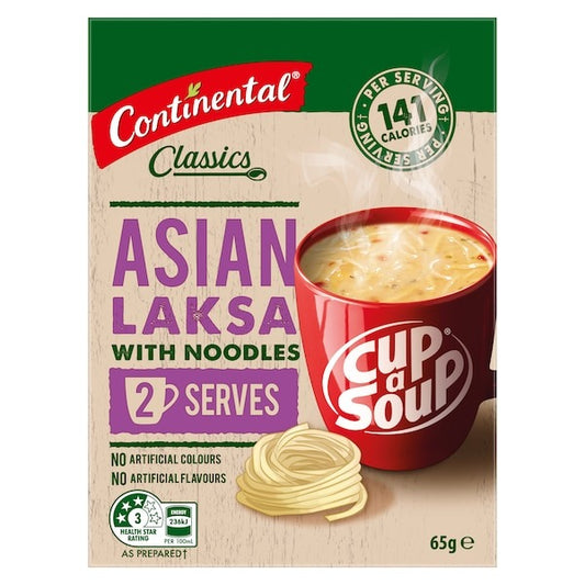 Continental Cup A Soup Asian Laksa (2pk) 65g