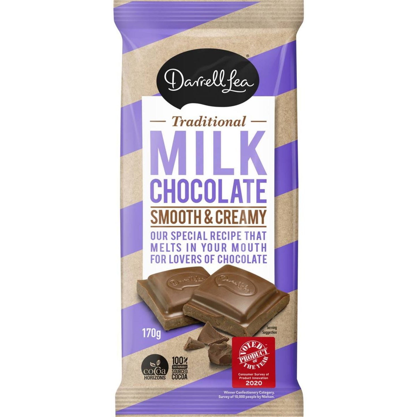 Darrell Lea Block Traditional Milk Chocolate 180g