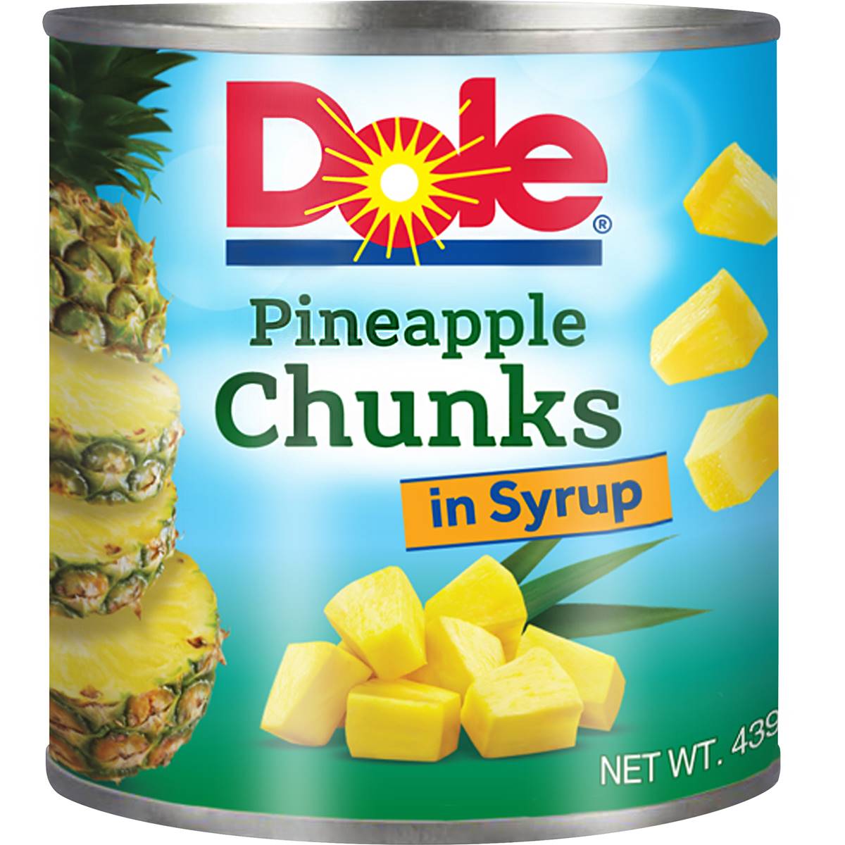 Dole Pineapple Chunks In Syrup 439g
