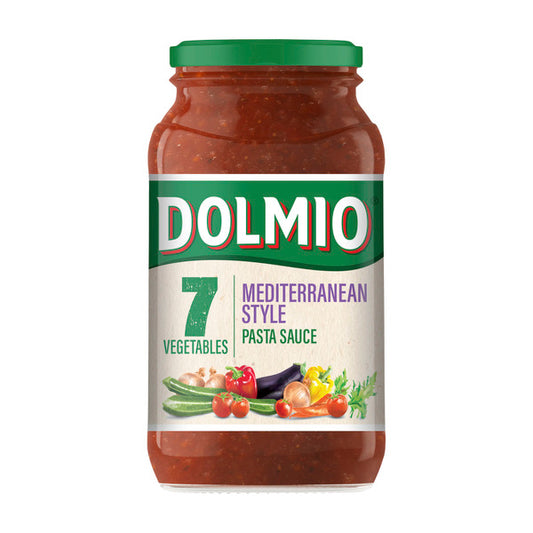 Dolmio Pasta Sauce 7 Veg Mediterranean Style 500g