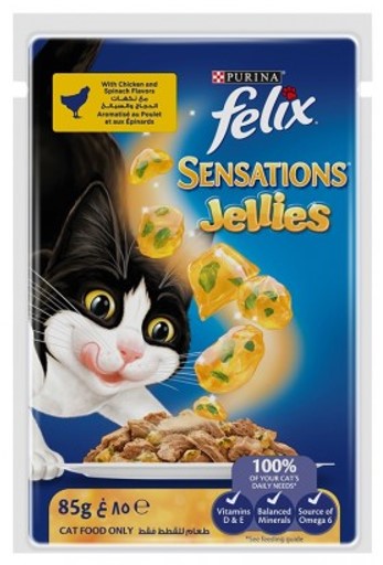 Felix Chicken & Spinach 85g