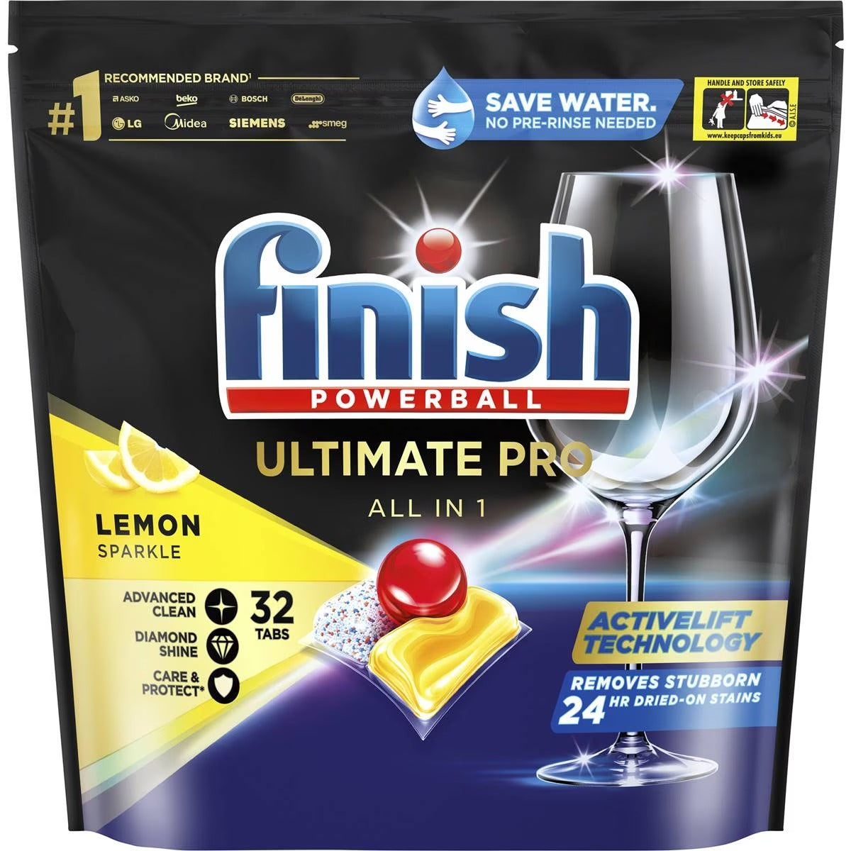 Finish Ultimate Pro Lemon 32pk