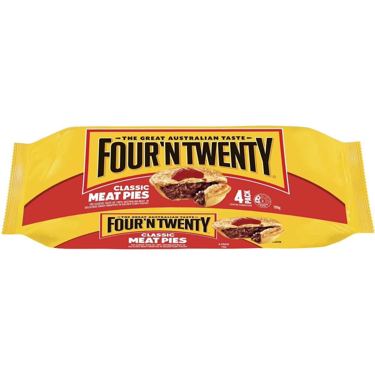 Frozen Four N Twenty Pie Classic Meat (4pk) 700g