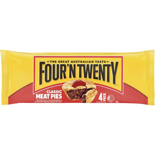 Frozen Four N Twenty Pie Classic Meat (4pk) 700g