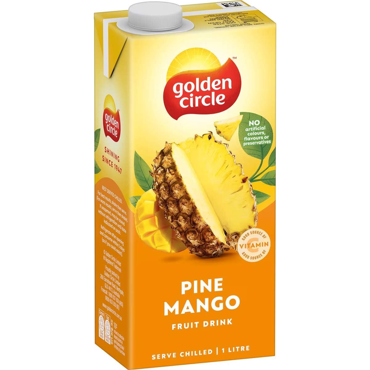 Golden Circle Fruit Drink Pine Mango 1L