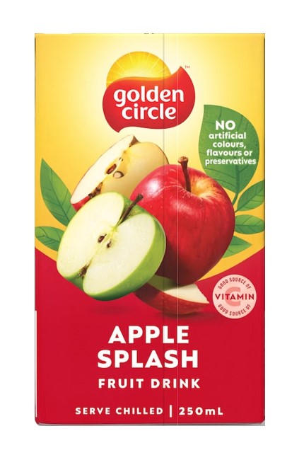 Golden Circle Fruit Drink Apple Splash 250ml - do not reorder
