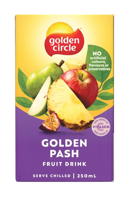 Golden Circle Fruit Drink Golden Pash 250ml - do not reorder