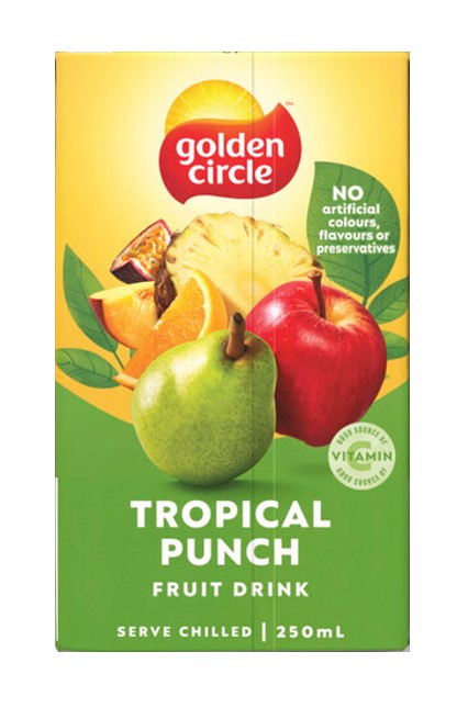 Golden Circle Fruit Drink Tropical Punch 250ml