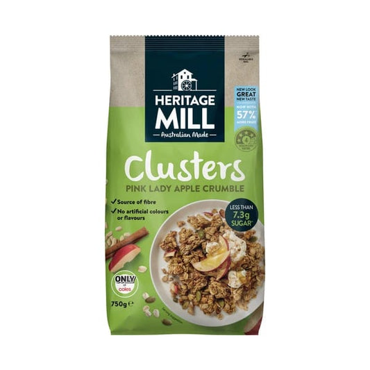 Heritage Mill Clusters Pink Lady Apple Crumble 750g