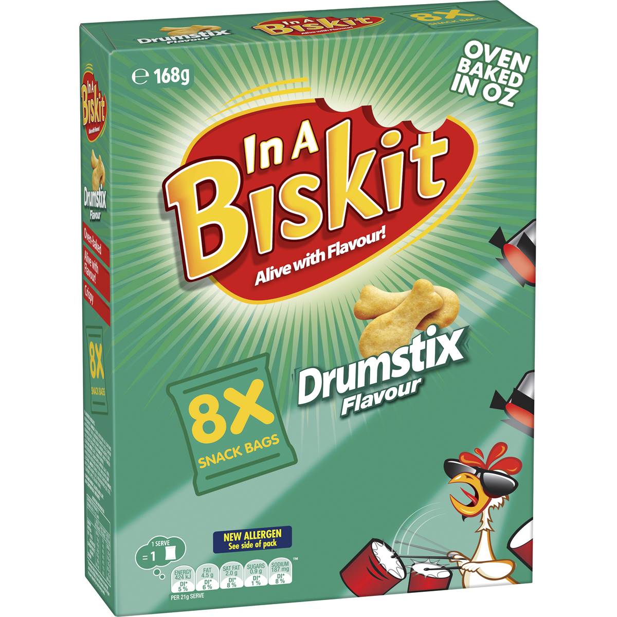 In A Biskit Drumstix (8pk) 168g
