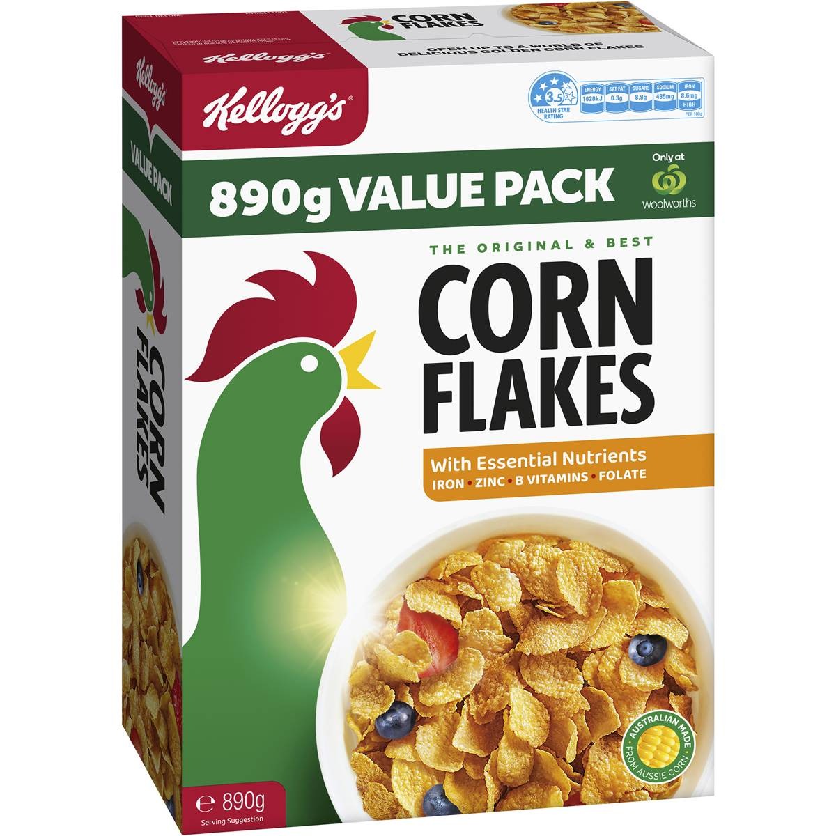 Kellogg's Corn Flakes 890g