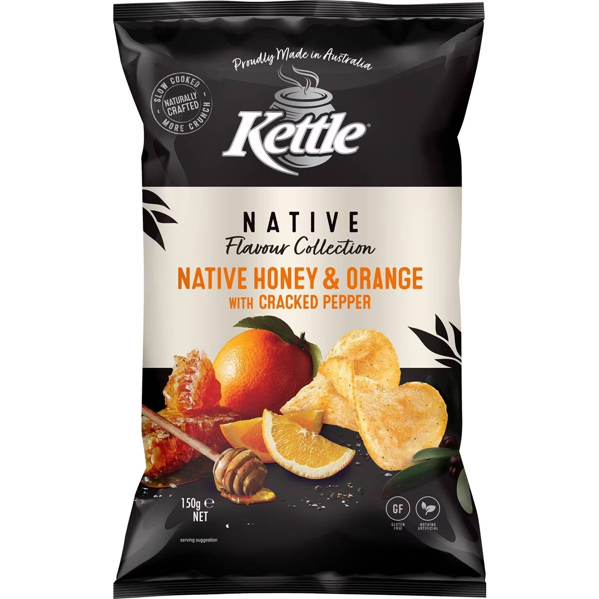 Kettle Native Honey & Orange with Cracked Pepper 150g