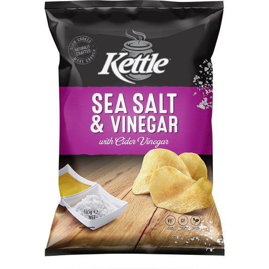 Kettle Sea Salt & Vinegar 165g