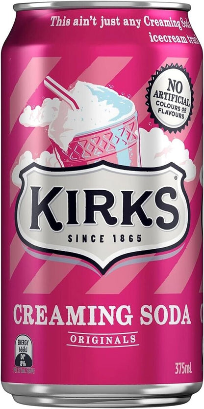 Kirks (10pk) Creaming Soda 375ml