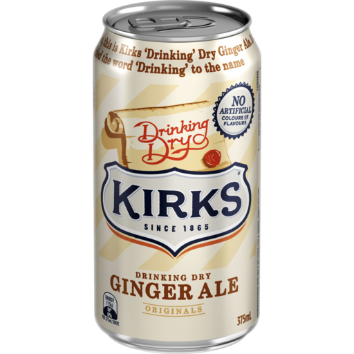 Kirks Ginger Ale 375ml