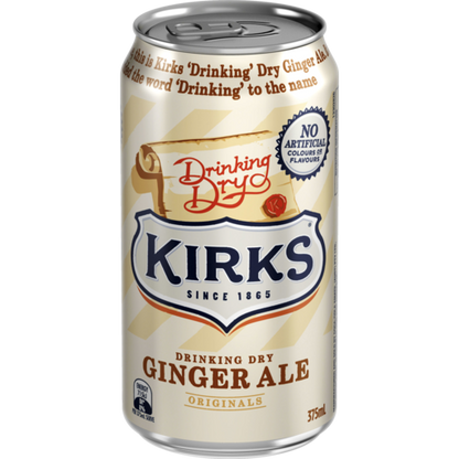 Kirks (10pk) Ginger Ale 375ml