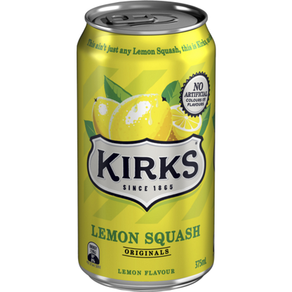 Kirks (10pk) Lemon Squash 375ml