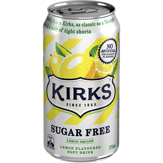 Kirks Lemon Squash Sugar Free 375ml