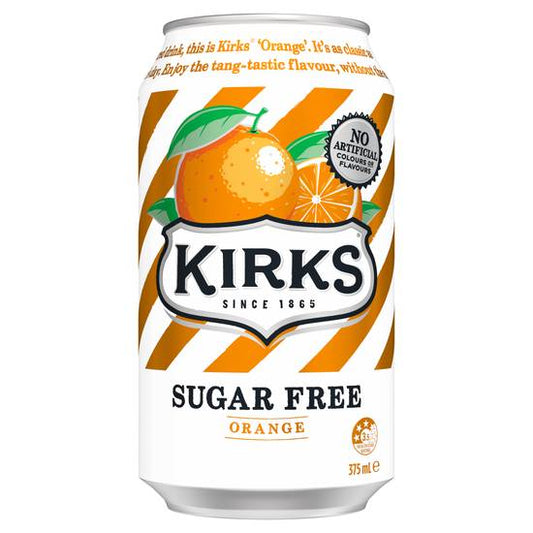 Kirks Orange Sugar Free 375ml
