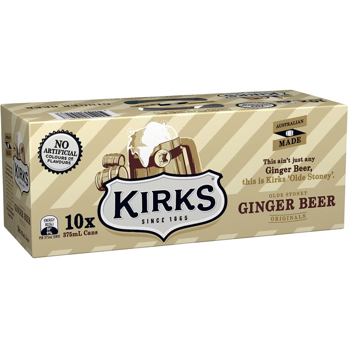 Kirks (10pk) Ginger Beer 375ml