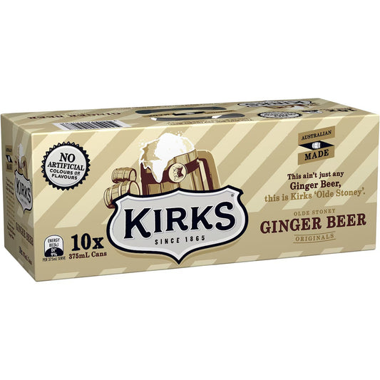 Kirks (10pk) Ginger Beer 375ml