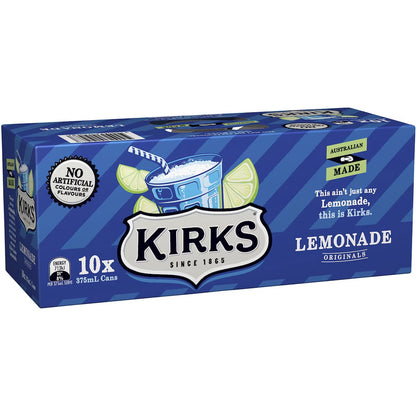 Kirks (10pk) Lemonade 375ml