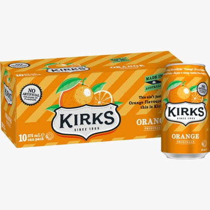 Kirks (10pk) Orange Sugar 375ml