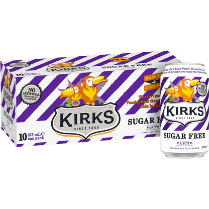 Kirks (10pk) Pasito Sugar Free 375ml