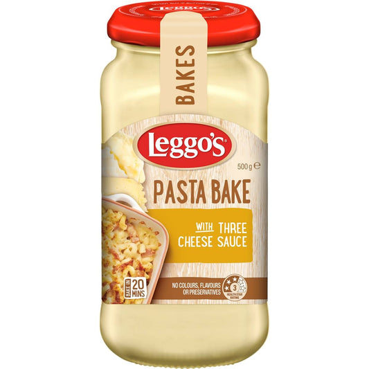 Leggo's Pasta Bake Three Cheese Sauce 500g