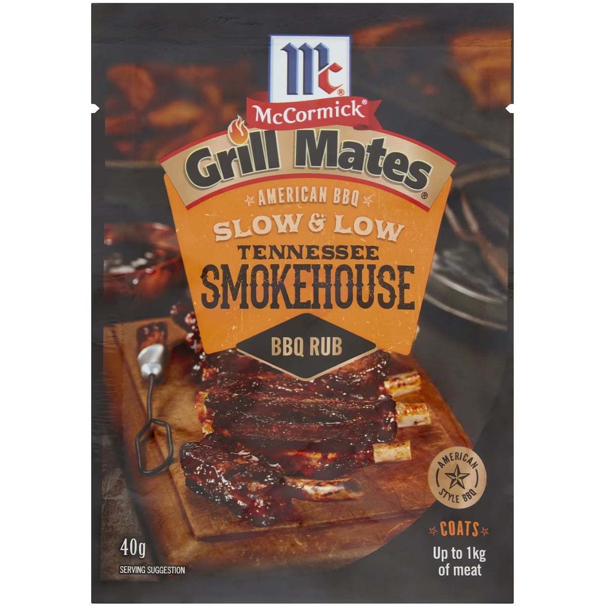 McCormick Grill Mates Slow & Low Tennessee Smokehouse 40g