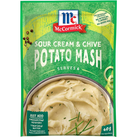 McCormick Potato Mash Sour Cream & Chive 40g