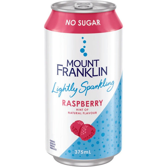 Mount Franklin Sparkling Water Raspberry 375ml