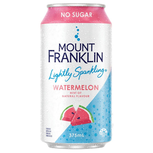 Mount Franklin Sparkling Water Watermelon 375ml