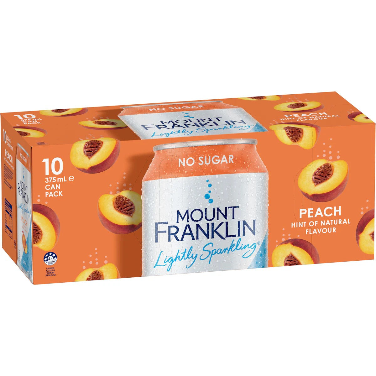 Mount Franklin (10pk) Peach 375ml