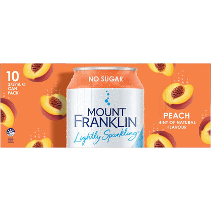 Mount Franklin (10pk) Peach 375ml