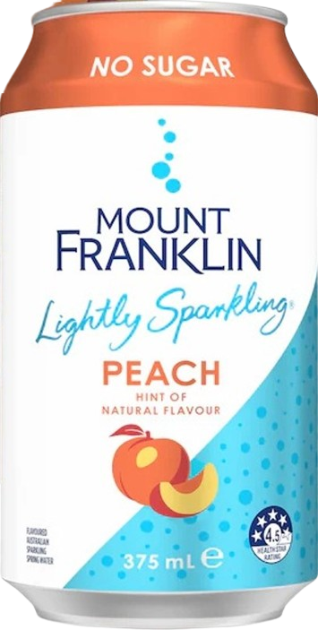 Mount Franklin (10pk) Peach 375ml