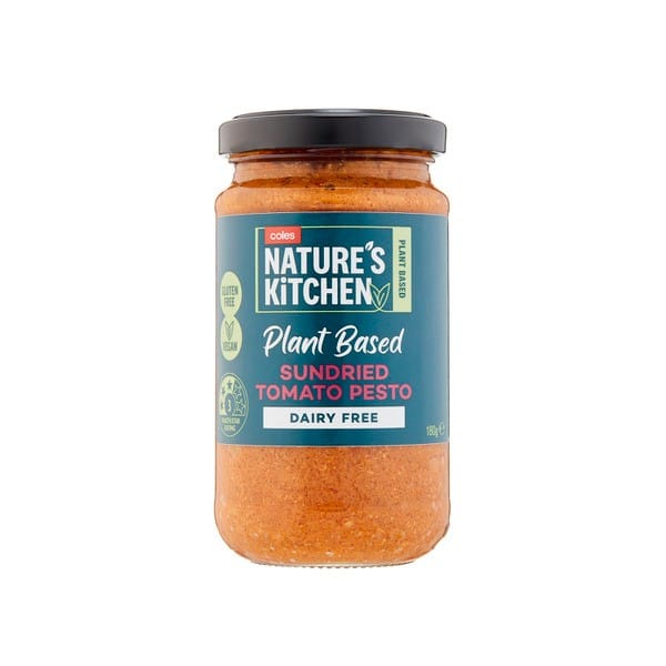 Coles Nature's Kitchen Pesto Sundried Tomato 180g