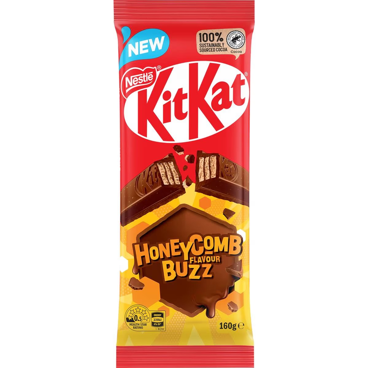 Nestle Block KitKat HoneyComb Buzz 160g