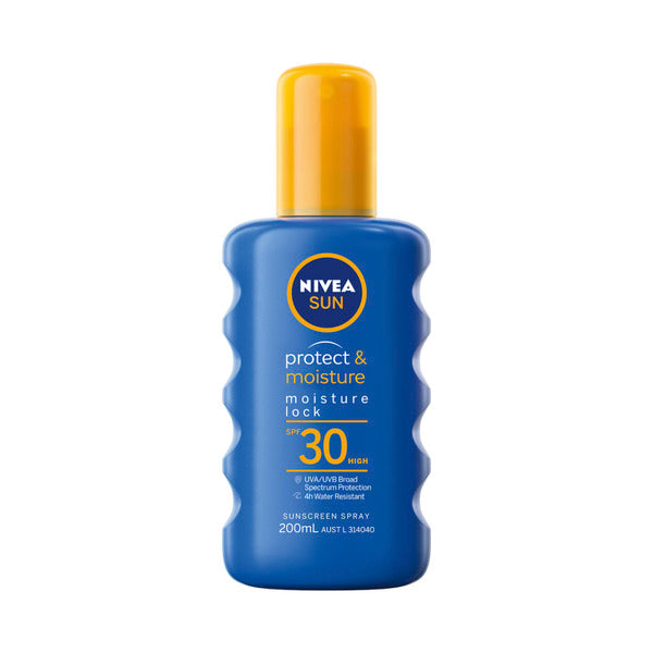 Nivea Sun Protect & Moisture SPF30+ Sunscreen Spray 200ml