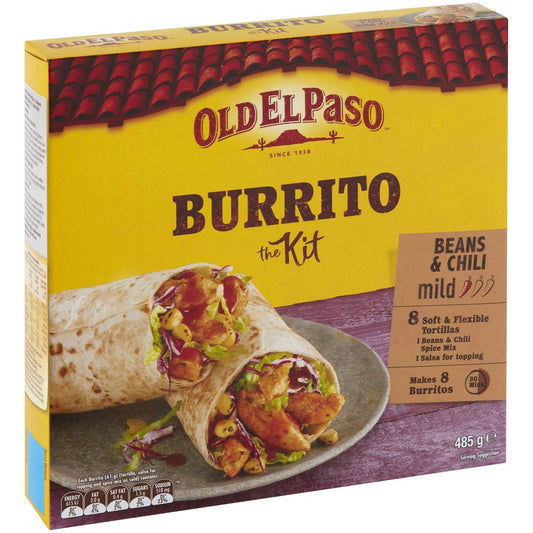 Old El Paso Kit Burrito 485g