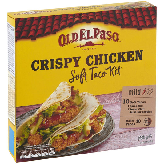 Old El Paso Kit Taco Soft Crispy Chicken 370g